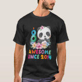 8 8Th Panda Unicorn Py T-Shirt (Vorderseite)