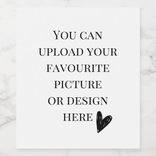 8,9 cm x 10,2 cm weinetikett (Einzelnes Label)