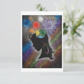 8,9 cm x 12,7 cm Flachbildschirm Dankeskarte (Stehend Vorderseite)