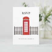 8,9 cm x 12,7 cm Reaktionskarte RSVP Karte (Stehend Vorderseite)