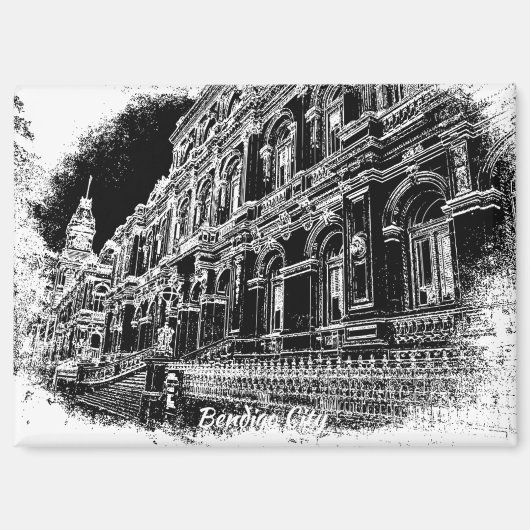 8,9 cm x 6,4 cm Rechteck Magnet (Vorderseite)