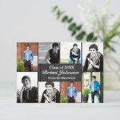 8/9 Foto Graues Holz - 3x5 Abschluss Ankündigung (Stehend Vorderseite)