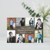 8/9 Fotos Abschluss Ankündigung 3x5 Leder (Stehend Vorderseite)