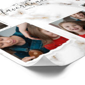 8 Acht Foto Collage Aunty Moderne Elegante Familie Poster (Ecke)