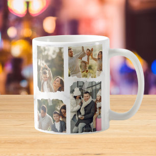 8 Acht Foto Moderne Elegante Collage Family Liebe  Kaffeetasse
