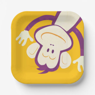 8 Affen-Teller für die Geburtstagsparty von Kinder Pappteller