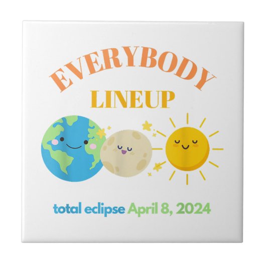 8. April 2024 Niedliche Sonnenmauer Fliese (Vorderseite)