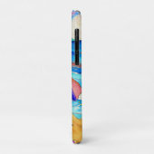 *~* 8 Aquarellsee Strand Umbrella Sand Case-Mate iPhone Hülle (Hinten/Links)