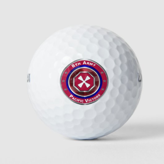 8. Armee "Pacific Victors" Golfball (Vorderseite)