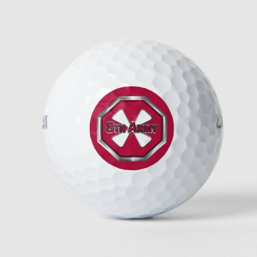 8. Armee "Pacific Victors" Golfball (Vorderseite)