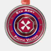 8. Armee - Weihnachten des Keepsake Ornament Aus Metall (Vorne)