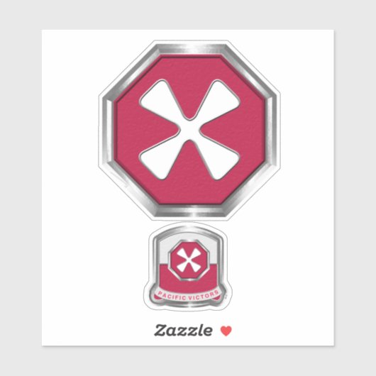 8. ARMY AUFKLEBER (Blatt)