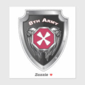 8. ARMY AUFKLEBER (Blatt)