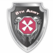 8. ARMY AUFKLEBER (Vorderseite)