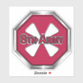 8. ARMY AUFKLEBER (Blatt)