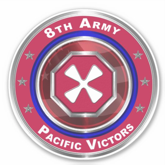 8. ARMY AUFKLEBER (Vorderseite)