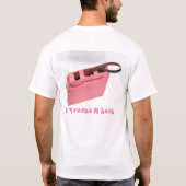 8 Bahnen R unterstützen rosa Patrone T-Shirt (Rückseite)
