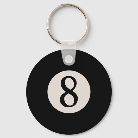8 Ball 8 Schlüsselanhänger (Vorderseite)