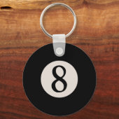 8 Ball 8 Schlüsselanhänger (Vorderseite)