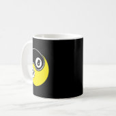 8 Ball 9 Ball Snooker Pool Billard Kaffeetasse (Vorderseite Links)