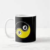 8 Ball 9 Ball Snooker Pool Billard Kaffeetasse (Links)