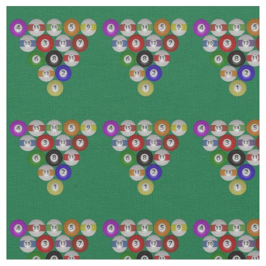 8 Ball-Billard-Pool-Hall-Gestell Stoff (Nahaufnahme)