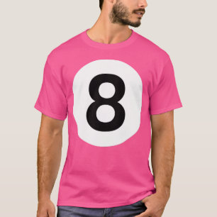 8 Ball Billiard Billard Billardtisch Aight Ball T-Shirt