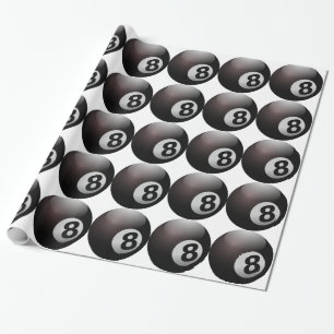 8 Ball Billiard Pool Geschenkpapier