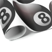 8 Ball Billiard Pool Geschenkpapier (Rolleneckpunkt)