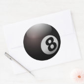 8 Ball Billiard Pool Runder Aufkleber (Umschlag)