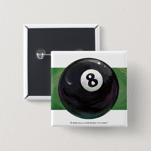 8 Ball Button (Vorne & Hinten)