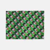 8 Ball Christmas Fleecedecke (Vorderseite (Horizontal))