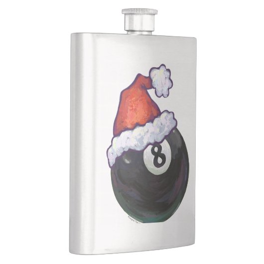 8 Ball Christmas Green Flachmann (Rechts)