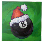8 Ball Christmas Green Fliese (Vorderseite)