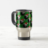 8 Ball Christmas Green Reisebecher (Vorderseite Links)