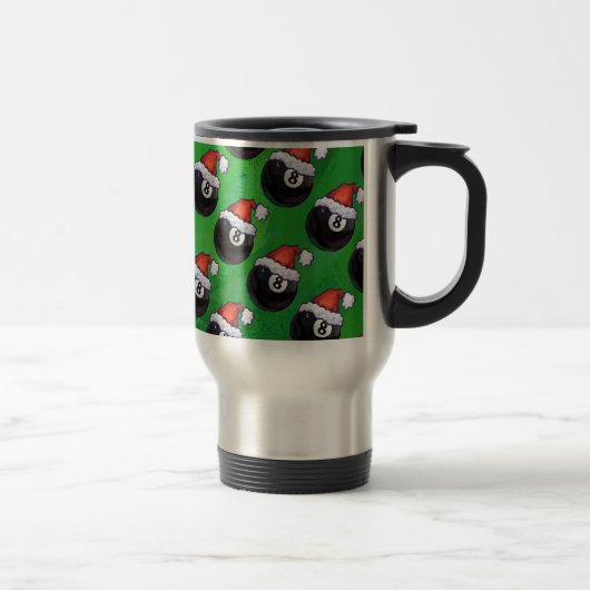 8 Ball Christmas Green Reisebecher (Rechts)