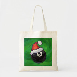 8 Ball Christmas Green Tragetasche