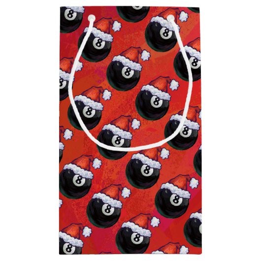 8 Ball Christmas Kleine Geschenktüte (Rückseite)