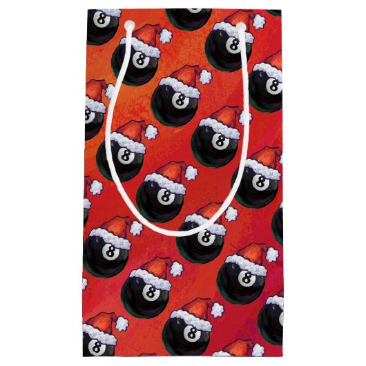8 Ball Christmas Kleine Geschenktüte (Vorderseite)