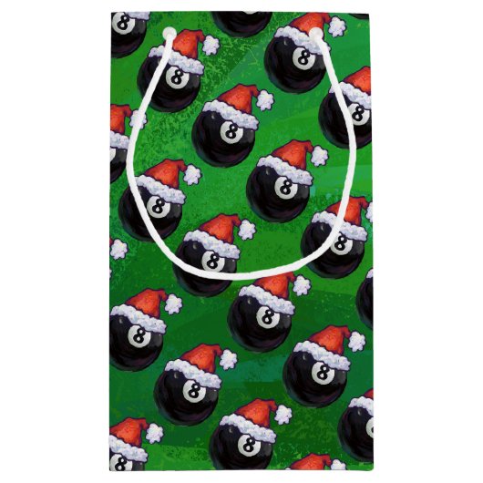 8 Ball Christmas Kleine Geschenktüte (Rückseite)