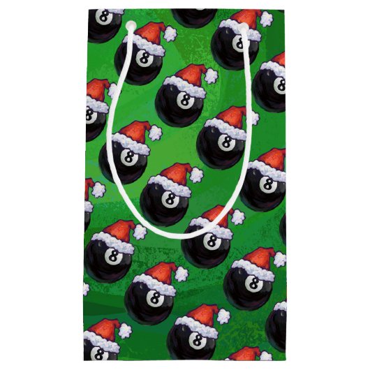 8 Ball Christmas Kleine Geschenktüte (Vorderseite)