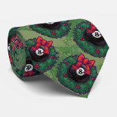 8 Ball Christmas Krawatte (Gerollt)