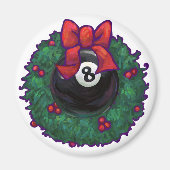 8 Ball Christmas Magnet (Vorne)
