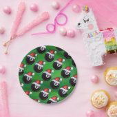8 Ball Christmas Pappteller (Party)