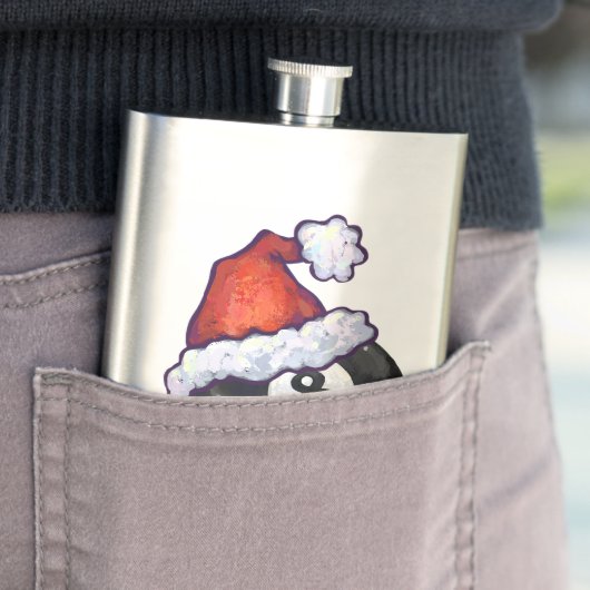 8 Ball Christmas Red Hat Flachmann (Beispiel)