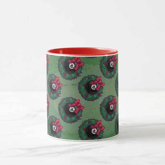 8 Ball Christmas Tasse (Zentrum)