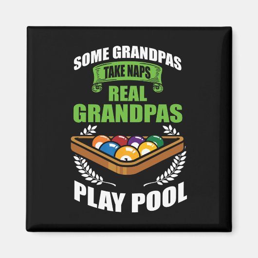 8 Ball Eight Ball - Funny Pool Billard Magnet (Vorne)