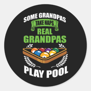 8 Ball Eight Ball - Funny Pool Billard Runder Aufkleber