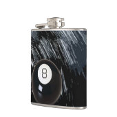 8 Ball-Flasche Flachmann (Links)