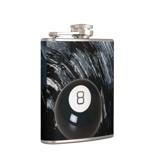8 Ball-Flasche Flachmann (Rechts)